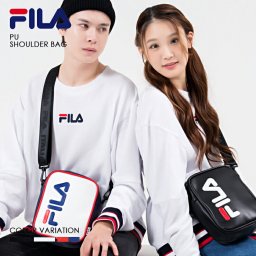 フィラ FILA ショルダーバッグ メンズ レディース 斜めがけ 軽い ブランド おしゃれ かわいい 小さめ 人気 カジュアル 刺繍 ロゴ メッシュ 黒 白 トリコロール 部活 修学旅行 旅行 outfit ギフト 敬老の日 プレゼント ギフト