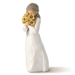 ウィローツリー Willow Tree 置物 人形 フィギュア 27250 暖かな抱擁 Warm Embrace ウォーム エンブレイス 女の子 花 メッセージング・プレゼント