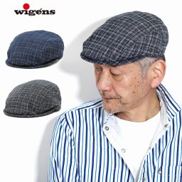 帽子 ハンチング メンズ ブランド 大きいサイズ WIGENS Lanificio Campore ラニフィーチョ・カンポーレ イタリア生地 生地ブランド 58cm 60cm 62cm 64cm 男性 ギフト お父さん 誕生日 プレゼント 父の日