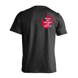 ハンドボール Tシャツ 半袖 メンズ ジュニア 練習着 ドライ 「オレたちは最強で最高 手のひらデザイン」 アートワークスコウベ 【送料無料】