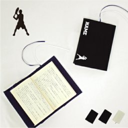 テニス1  文庫本用 A6判 お名前 読書好き 本好き 読書愛好家 記念品 ノベルティグッズ  グッズ ソフトカバー ラケット　ボール　シングルス　ダブルス