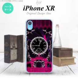 iPhoneXR iPhone XR スマホケース ハードケース 時計 妖精 黒 赤 メンズ レディース nk-ipxr-1251