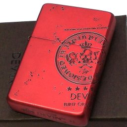 オイルライター DEVIN マットレッド デヴィン フリント式 DEVIN ロゴ 艶消し 赤 ゴールドインサイドユニット 日本製 金タンク おしゃれ かっこいい メンズ プレゼント ギフト