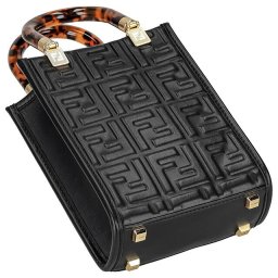 フェンディ ハンドバッグ レディース ブランド FENDI レザー 8BS051-0AMCI ブラック