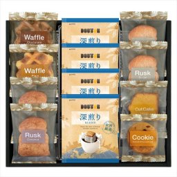 ドトールコーヒー＆2種類のベルギーワッフルコンボ BWGO-25  内祝 内祝い お祝 御祝 記念品 出産内祝い プレゼント 快気祝い 粗供養 引出物