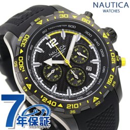 ノーティカ エヌエスティ― クオーツ 腕時計 ブランド メンズ クロノグラフ NAUTICA NAPNSS403 アナログ ブラック 黒