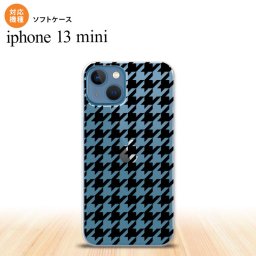 iPhone13mini iPhone13 mini ケース ソフトケース 千鳥 格子 大 黒 クリア iPhone ミニ 5.4インチ  おしゃれ かわいい メンズ レディース キッズ デザインたくさん nk-i13m-tp930