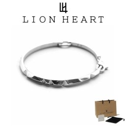 ライオンハート ブレスレット メンズ フラグメント カット バングル ブレスレット SV925 LH-1BR126 LION HEART クリスマス 誕生日 プレゼント ギフト 彼氏 ブランド 人気 ランキング