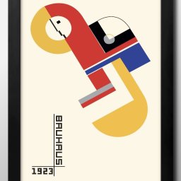 バウハウス BAUHAUS A3 サイズ ポスター アート おしゃれ 絵画 インテリア 北欧 イラスト マット紙 艶消し アートパネル 額 フレーム デザイン 壁掛け ギフト 新築祝い ディスプレイ 引越し祝い　新生活　空間デザイン 