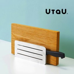 UtaU 包丁＆まな板スタンド[包丁 まな板 スタンド まな板立て まな板スタンド 包丁スタンド おしゃれ シンプル 水切りスタンド 水切り ラック シンク上 収納 カッティングボード 俎板 キッチン収納 一人暮らし ひとり暮らし]