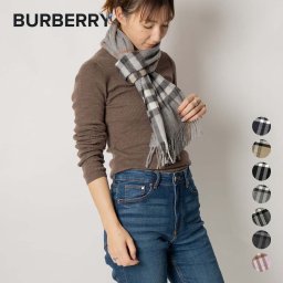 バーバリー BURBERRY マフラー カシミヤ レディース メンズ スカーフ カシミアマフラー クラシック チェック カシミアスカーフ 小物 ストール 80181731 ユニセックス AW 秋冬