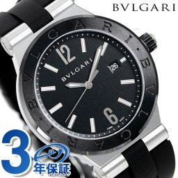 ブルガリ 時計 メンズ ディアゴノ 42mm 自動巻き 機械式 DG42BSCVD 腕時計 ブランド ブラック プレゼント 実用的