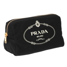 プラダ PRADA ポーチ コスメポーチ メイクポーチ トラベルポーチ PR-1NA693CANAPALOG-NE TA レディース 小物入れ ブラック