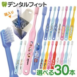 歯ブラシ 子供 まとめ買い 選べる 子供向けキャラクター歯ブラシ30本セット (トミカ・キティ・ドラえもん・シナモロール・なまえ・スヌーピー)【宅配便発送商品】【送料無料】