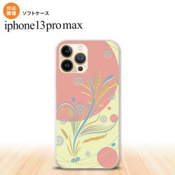 iPhone13ProMax iPhone13 Pro Max ケース ソフトケース 和柄 ピンク 黄 iPhone13 プロ マックス 6.7インチ おしゃれ かわいい メンズ レディース キッズ デザインたくさん nk-i13pm-tp1230