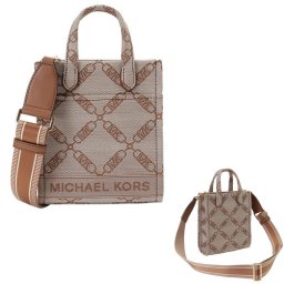 マイケルコース MICHAEL KORS ショルダーバッグ 32F3G3GC4J 969 NAT/LUGG 2WAY トートバッグ クロスボディ ナチュラル/ラゲッジ GIGI XS NS SHOPPER TOTE