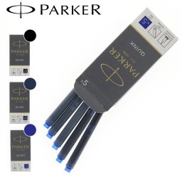 正規販売店 PARKER パーカー カートリッジインク 万年筆 正規販売店 消耗品 筆記具 5本入り 1950382 1950385 1950384