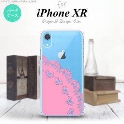 iPhoneXR iPhone XR スマホケース ハードケース レース A ピンク メンズ レディース nk-ipxr-724