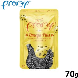 プラミー Pramy キャットフード ウェットフード チキン・チーズゼリー オメガプラス 70g 無添加 グレインフリー 穀物不使用 パウチ 一般食