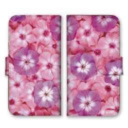 ＼全機種対応／ スマホケース 手帳型 スマホカバー 手帳タイプ スマートフォン ケース カバー 花柄 フラワー ピンク かわいい おしゃれ 人気 かっこいい カードホルダー付き カード収納 合皮 合成レザー