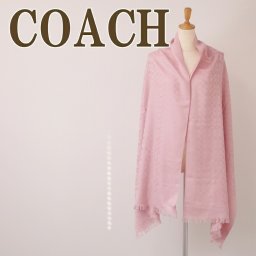 コーチ COACH ストール レディース スカーフ ピンク シルク 39578PTP ブランド 人気