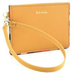 ポールスミス パスケース 定期入れ カードケース マスタード Paul Smith pwd950-40 レディース 婦人 ギフト 定番 彼氏 彼女 プレゼント