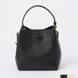 トリーバーチ TORY BURCH 74956 ハンドバッグ レディース バッグ ショルダーバッグ マックグロー スモール バケットバッグ 肩掛け レザー プレゼント 誕生日 オシャレ ギフト McGraw Small Bucket Bag ブラック ブリー