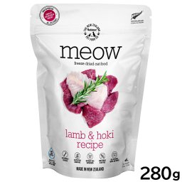 MEOW（ミャウ） フリーズドライ キャットフード ラム＆ホキ 280g 猫 ごはん 無添加