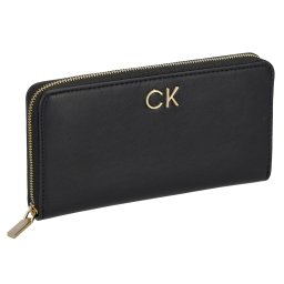 カルバンクライン Calvin Klein 財布 長財布 ラウンドファスナー長財布 小銭入れ付き K60K609699 BAX レディース メンズ ブラック