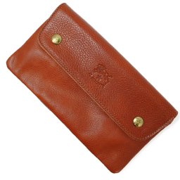 イルビゾンテ IL BISONTE 財布 長財布 フラップ長財布 かぶせ式 C0937 P 214 本革 レザー COGNAC ブラウン