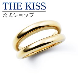 【ラッピング無料】THE KISS 公式ショップ ペアリング 金属アレルギー対応 サージカルステンレス ジュエリー レディース メンズ 単品 ペアアクセサリー カップル 人気 ブランド THEKISS 指輪 TR2001YE アニバーサリー