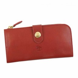 イルビゾンテ IL BISONTE 財布 長財布 L字長財布 C0782 M P 245 WALLET ウォレット RUBY RED レッド
