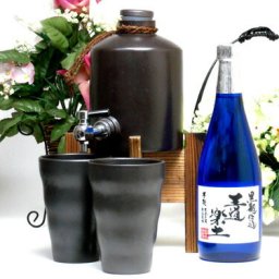 焼酎サーバーセット豪華版（恒松酒造　本格芋焼酎　王道楽土720ｍｌ）