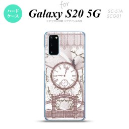 SC-51A SCG01 Galaxy S20 スマホケース ハードケース 時計 妖精 シック メンズ レディース nk-s20-1254