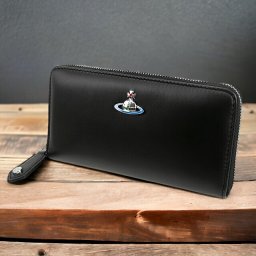 ヴィヴィアン ウエストウッド 長財布 メンズ レディース ブランド Vivienne Westwood ヴィクトリア VICTORIA 革 レザーウォレット 小銭入れ ナッパレザー 51050023 L001L N403 ブラック 財布 ビビアン ギフト プレゼント 実用的