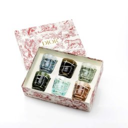 DIOR ディオール スモール グラスセット べっ甲柄 6点セット 名入れ彫刻代込み 名入れ 名入れギフト プレゼント 記念日 記念品 結婚祝 新築祝 開店祝 内祝 お祝い ウエディング 高級 ブランド 正規品 結婚記念日 6点セット グラス 名入れグラス 法人記念品
