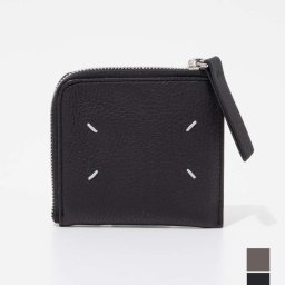 メゾン マルジェラ MAISON MARGIELA SA1UI0013 P4746 小銭入れ メンズ レディース 財布 4ステッチ ミニ財布 コインケース レザー 本革 カードケース プレゼント コンパクトウォレット ギフト WALLET ZIP AROUND ブラック