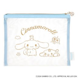 サンリオ シナモロール メッシュポーチフラット シナモン Sanrio