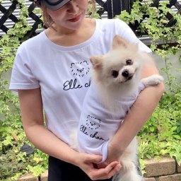 tegakiペアTシャツ XXL-3XLサイズ 犬 飼い主 ペアルック ペットとお揃い ペット 愛犬とお揃い 犬と名入れ 名前入り 名入り 名前入り 犬の服 Tシャツ 春 半袖 おしゃれ 服 好き プレゼント 女性 男性 誕生日 還暦 小型中型ギフト 楽天