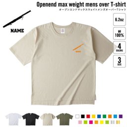 ファゴット  名入れオーバーサイズTシャツ ビッグシルエット ゆったり イージーフィット ワイドフィット メンズ サイジング