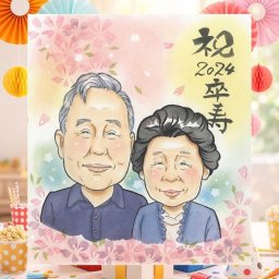 誕生日のお祝いに、贈る側の想いまで伝わる記念品です。 卒寿祝い ギフト 似顔絵 プレゼント 手描き 名入れ 贈り物 誕生日 長寿 記念日 白寿 お祝い 祖父母 孫 ご両親 名入れ 修正無料 下書き確認 サプライズ 宝物 実績多数 似てる 90歳 長寿 卒寿祝い 宝物 白寿祝い 色紙 ウェディングギフト 節目 家族 米寿祝い カラフル 快気祝い 感謝 大量注文 喜ばれる メモリアルギフト お祝い返し