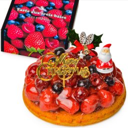 クリスマスケーキ ベリーグッドタルト 選べるサイズ 4号 5号 6号 xmas ホールケーキ タルトケーキ