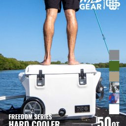 ワイルドギア WYLD GEAR ハードクーラー FREEDOM シリーズ 50 QT クーラー ユニセックス レジャー キャンプ用品 made in USA