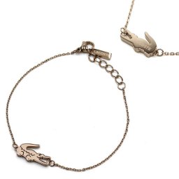 LACOSTE ラコステ ブレスレット 2040048 CROCODILE ACCESORY アクセサリー レディース ローズゴールド