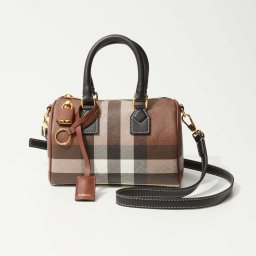 バーバリー BURBERRY 8069663 ショルダーバッグ LL MN BOWLING BAG GC9 レディース バッグ ミニボウリングバッグ チェック カジュアル 鞄 プレゼント お祝い 記念 ギフト ダークバーチブラウン