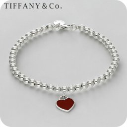 ティファニー ブレスレット レディース ブランド Tiffany 61941797 シルバー/レッド アクセサリー