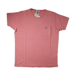 フランクリン＆マーシャル：ポケット付半袖Tシャツ (ピンク)[Tシャツ 男性下着 メンズインナー 人気ブランド おすすめギフト 誕生日プレゼント メンズファッション]