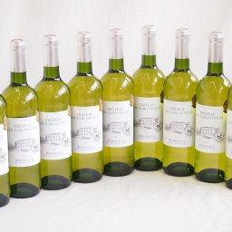 9本セット(金賞ボルドーフランス白ワイン シャトー レ サブロネ) 750ml×9本