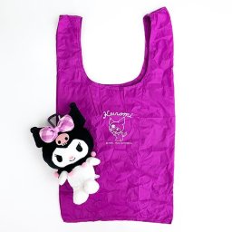 サンリオ クロミ Sanrio characters ぬいぐるみエコバッグ エコバッグ バッグ コンパクト お出かけ 買い物 ブラック グッズ