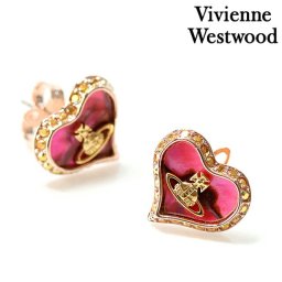 ヴィヴィアン ウエストウッド ピアス レディース ブランド Vivienne Westwood ペトラ 真鍮 スタッド 両耳用 62010074-02G410 ピンク アクセサリー ビビアン